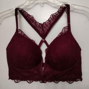 Victoria Secret burgundy bra size Large NEW